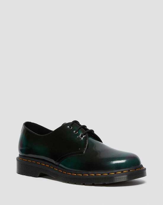 Zapatos Con Cordones Dr. Martens 1461 Multi Arcadia Hombre Negros/Verdes MX-54139